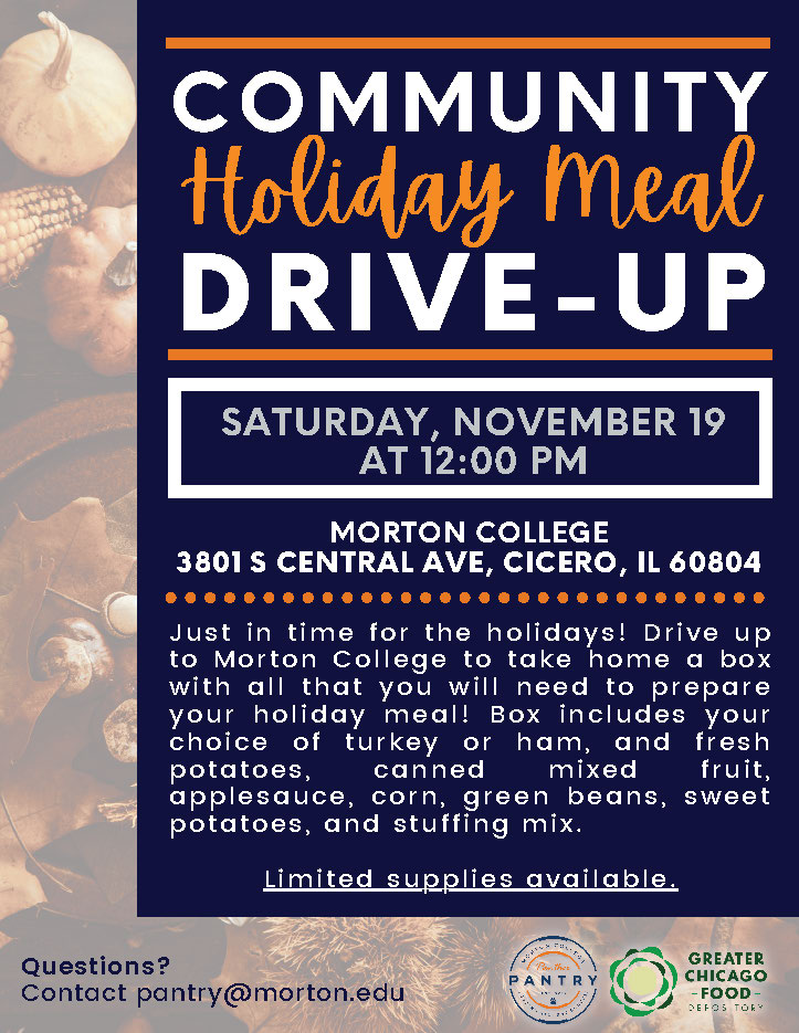 Holiday Meal Drive-Up – Morton College